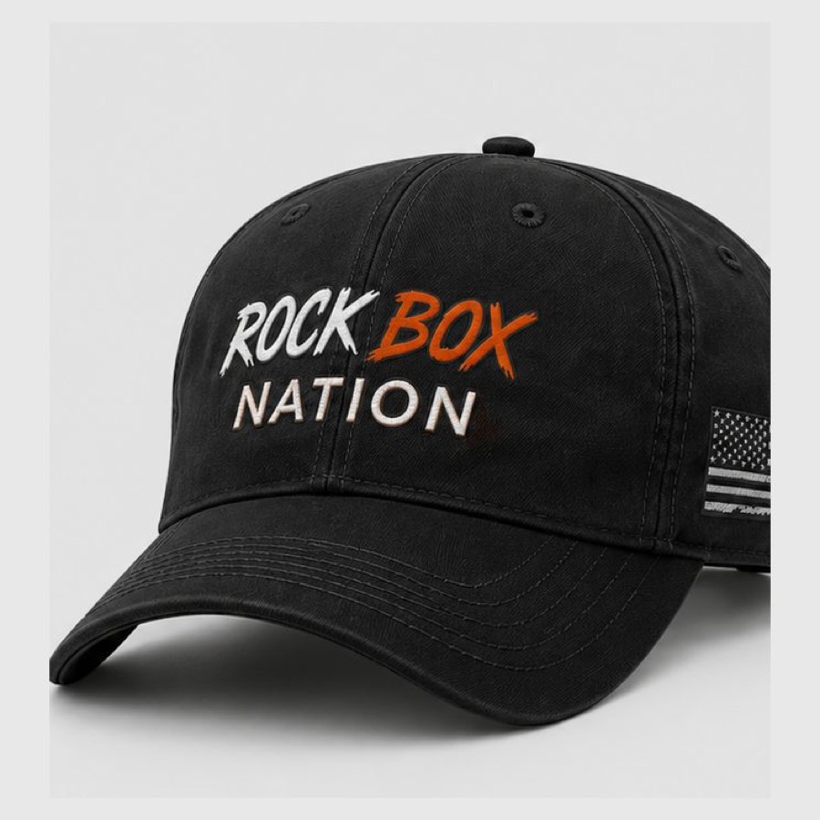 Rock Box Dad Cap front